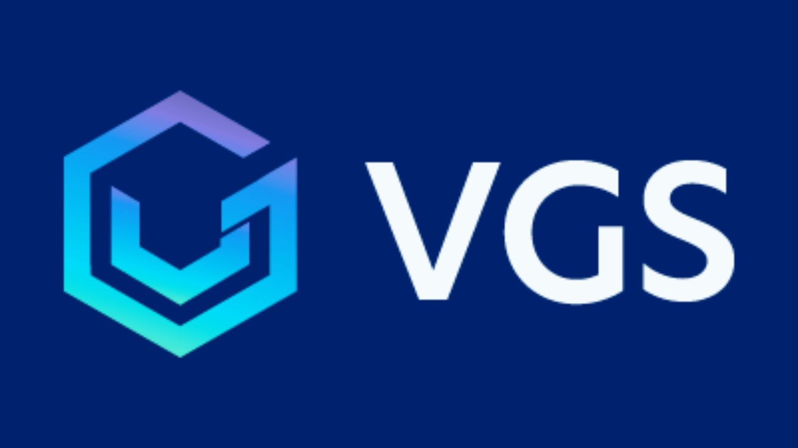 VGS logo displayed prominently on a solid blue background.