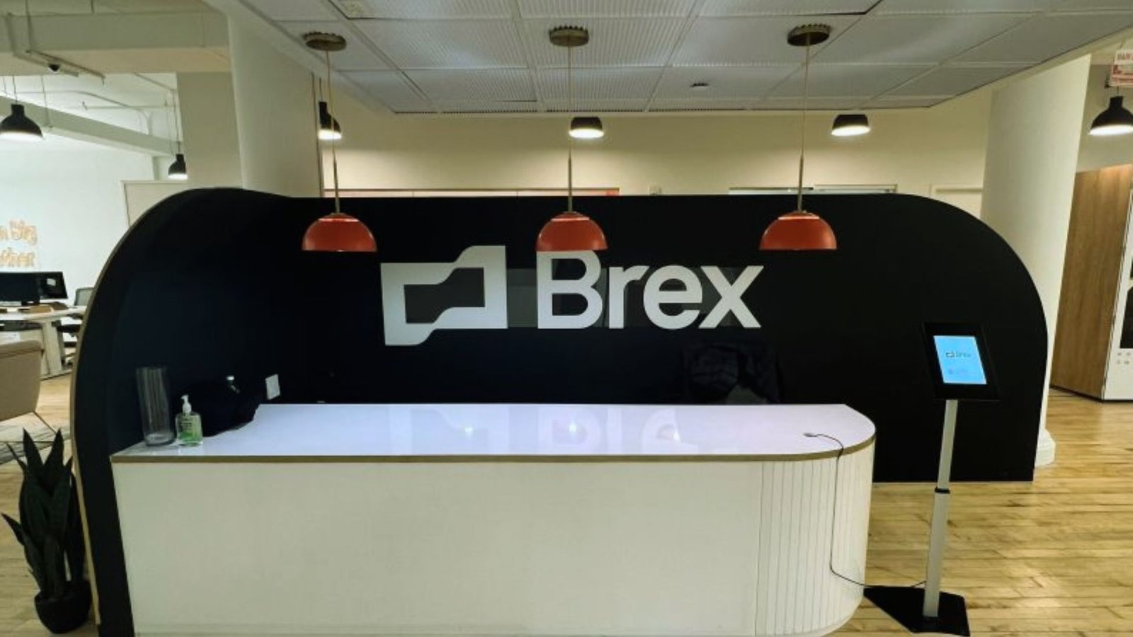  Brex's new office in New York City, showcasing modern architecture and a vibrant urban environment.

