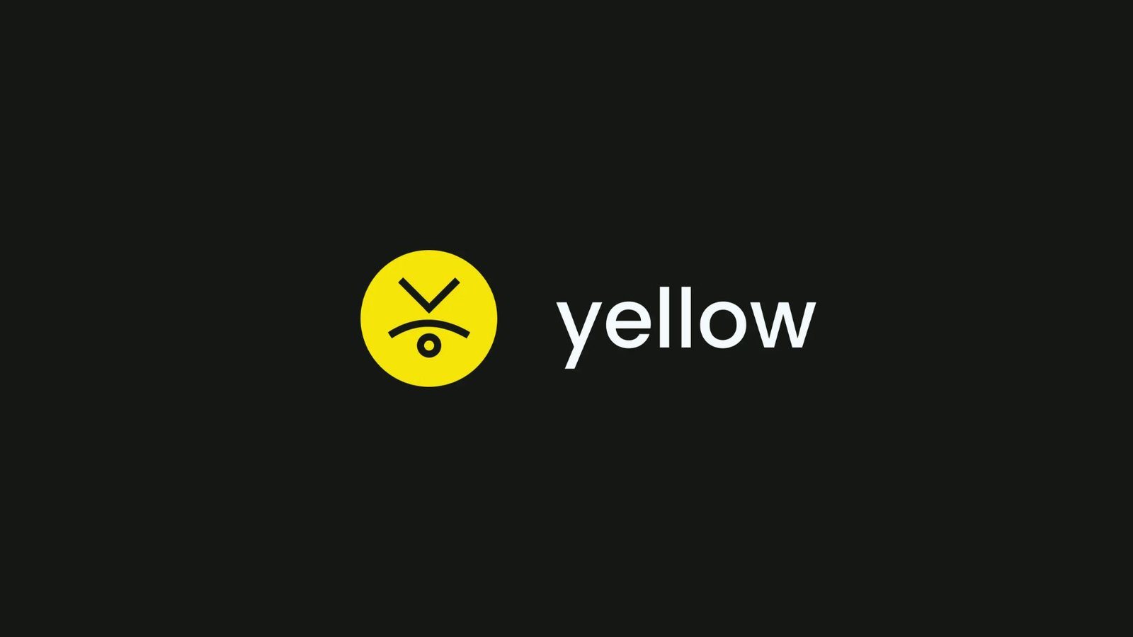  Logo in yellow color with the word "yellow" featured prominently in the center.