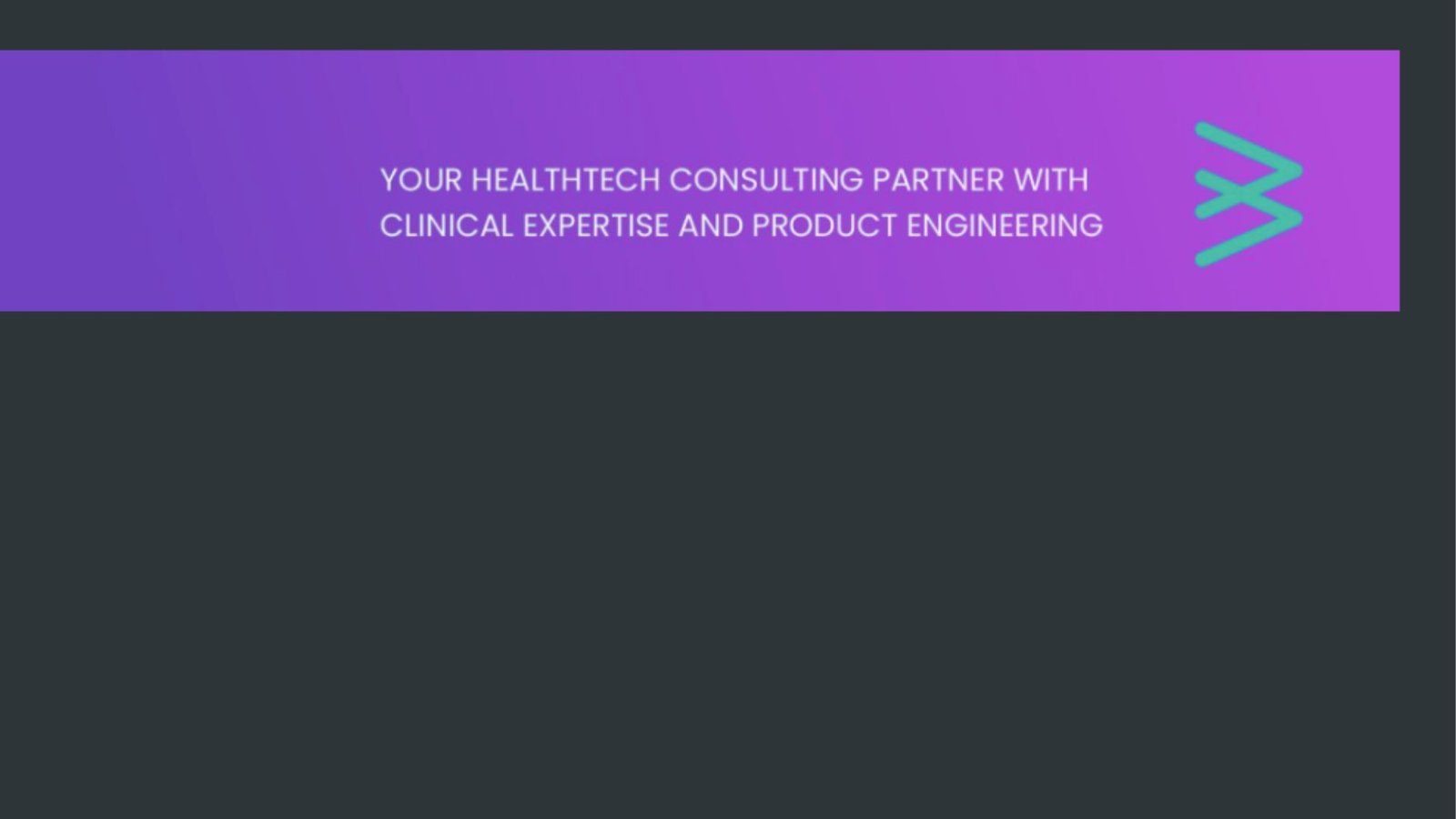 Baltech Consulting partners with experts in clinical fields and product engineering for innovative solutions.