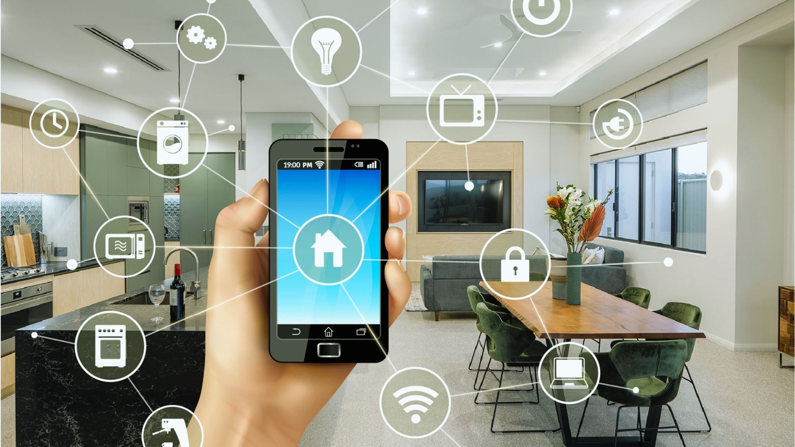  Smart home technology showcased, emphasizing its permanence and integration into daily life.