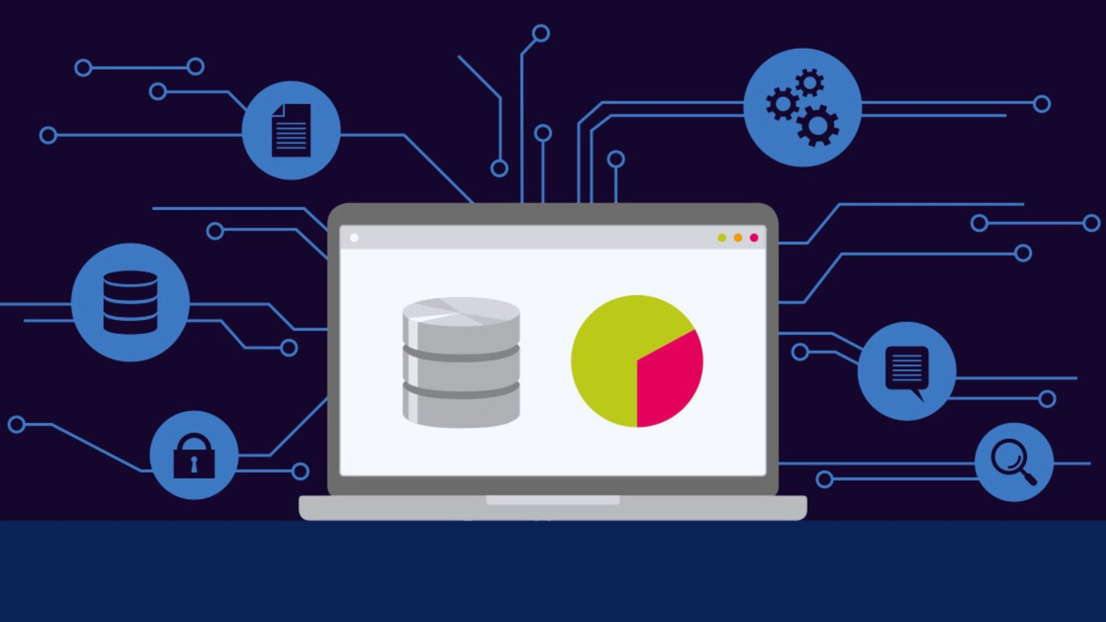 Infographic illustrating data science techniques to enhance business performance and decision-making processes.